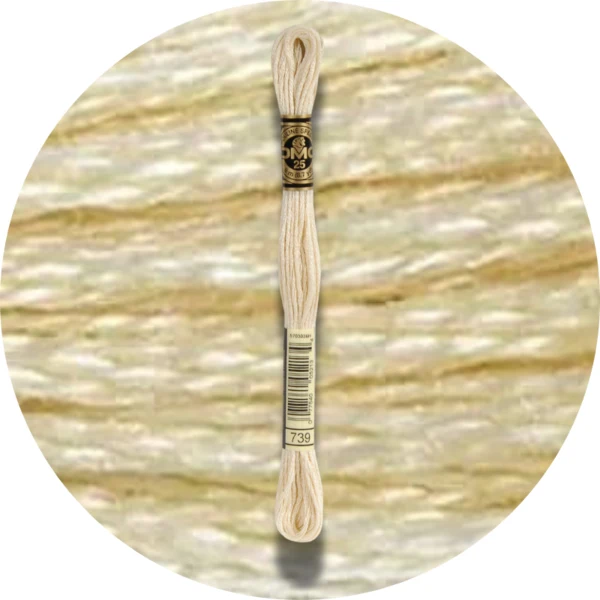 DMC Mouliné Spécial 25 Broderigarn, Ensfarvet, Neutrale nuancer